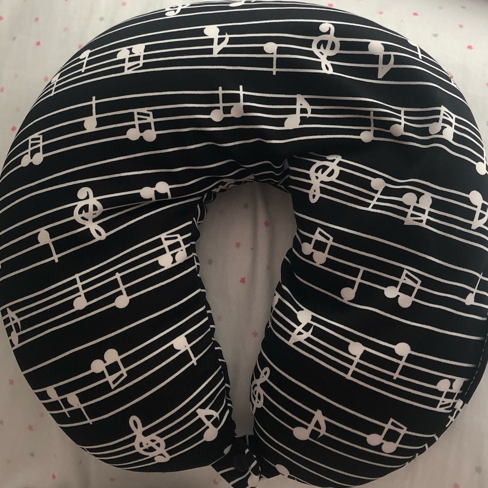 Music Note Neck Pillow